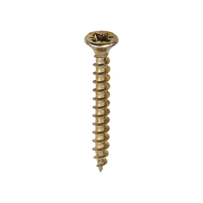 TIMCO Solo Countersunk Gold Woodscrews - 3.5 x 30 - Image