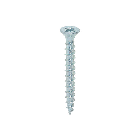 TIMCO Solo Countersunk Silver Woodscrews - 3.5 x 30 - Image