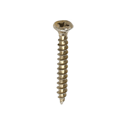 TIMCO Velocity Premium Multi-Use Countersunk Gold Woodscrews - 3.5 x 30 - Image
