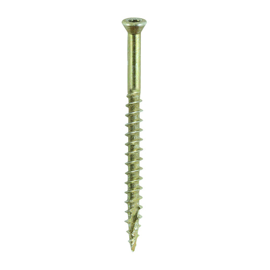 TIMCO C2 Tongue-Fix Premium Tongue & Groove Gold Woodscrews - 3.5 x 45 - Image