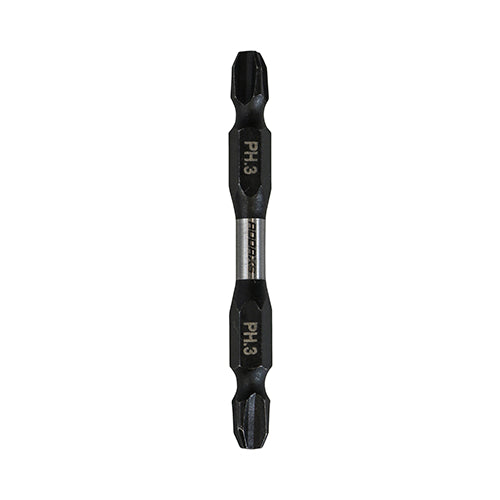 TIMCO X6 Double Ended Phillips Bit - No.3 x 65 - Image