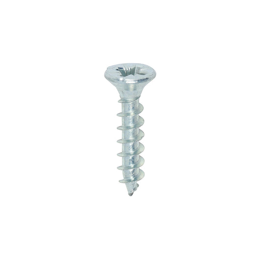 TIMCO Solo Countersunk Silver Woodscrews - 4.0 x 20 - Image