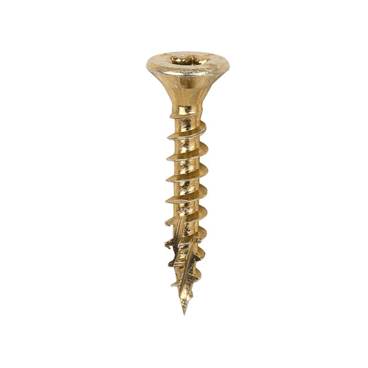 TIMCO C2 Clamp-Fix Multi-Purpose Premium Countersunk Gold Woodscrews - 4.0 x 25 - Image