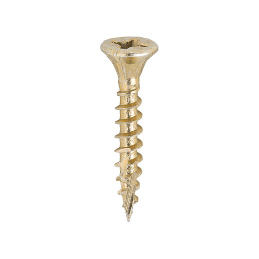 TIMCO C2 Strong-Fix Multi-Purpose Premium Countersunk Gold Woodscrews - 4.0 x 25 - Image