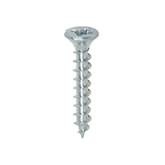 TIMCO Solo Countersunk Silver Woodscrews - 4.0 x 25 - Image
