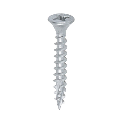 TIMCO C2 Exterior Multi-Purpose Premium Countersunk Silver Woodscrews - 4.0 x 30 - Image
