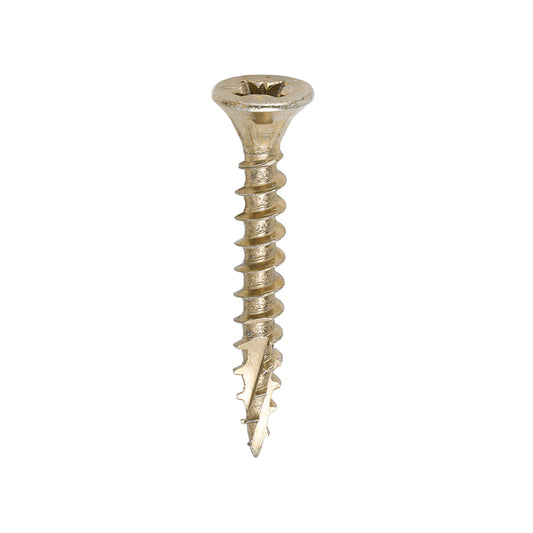 TIMCO C2 Strong-Fix Multi-Purpose Premium Countersunk Gold Woodscrews - 4.0 x 30 - Image
