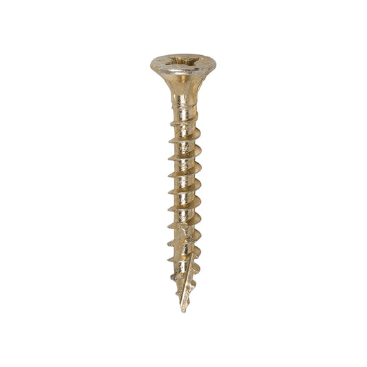 TIMCO C2 Strong-Fix Multi-Purpose Premium Countersunk Gold Woodscrews - 4.0 x 30 - Image