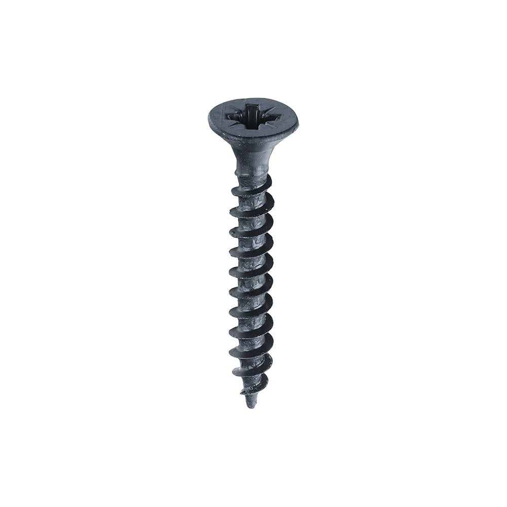 TIMCO Countersunk Black Organic Woodscrews - 4.0 x 30 - Image