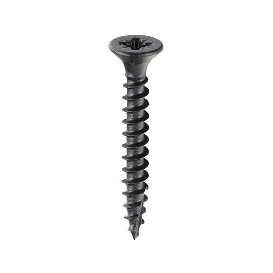 TIMCO Classic Multi-Purpose Countersunk Black Woodscrews - 4.0 x 30 - Image