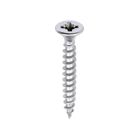 TIMCO Classic Multi-Purpose Countersunk A2 Stainless Steel Woodcrews - 4.0 x 30 - Image