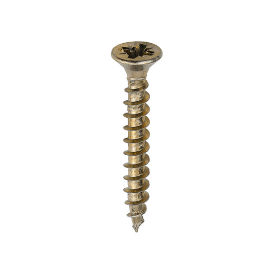 TIMCO Solo Countersunk Gold Woodscrews - 4.0 x 30 - Image
