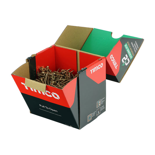 TIMCO C2 Strong-Fix Multi-Purpose Premium Countersunk Gold Woodscrews - 4.0 x 30