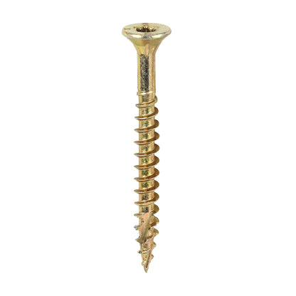 TIMCO C2 Clamp-Fix Multi-Purpose Premium Countersunk Gold Woodscrews - 4.0 x 40 - Image