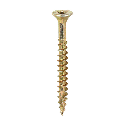 TIMCO C2 Clamp-Fix Multi-Purpose Premium Countersunk Gold Woodscrews - 4.0 x 40 - Image
