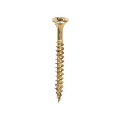 TIMCO C2 Clamp-Fix Multi-Purpose Premium Countersunk Gold Woodscrews - 4.0 x 40 - Image