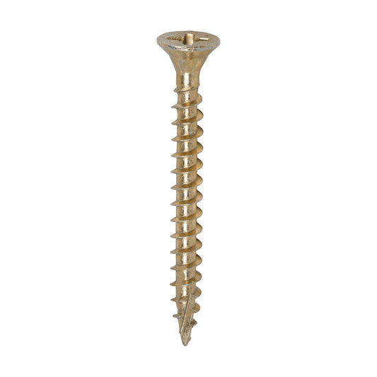 TIMCO C2 Strong-Fix Multi-Purpose Premium Countersunk Gold Woodscrews - 4.0 x 40 - Image