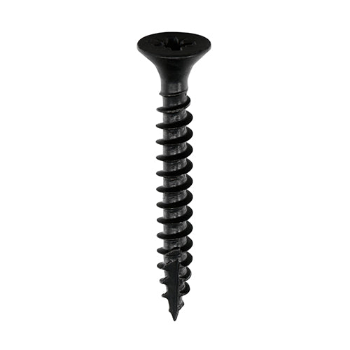 TIMCO Classic Multi-Purpose Countersunk Black Woodscrews - 4.0 x 40 - Image