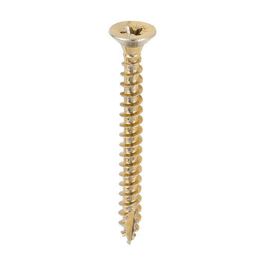 TIMCO Classic Multi-Purpose Countersunk Gold Woodscrews - 4.0 x 40 - Image