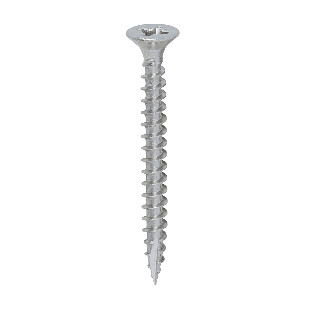 TIMCO Classic Multi-Purpose Countersunk A2 Stainless Steel Woodcrews - 4.0 x 40 - Image