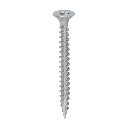 TIMCO Classic Multi-Purpose Countersunk A2 Stainless Steel Woodcrews - 4.0 x 40 - Image
