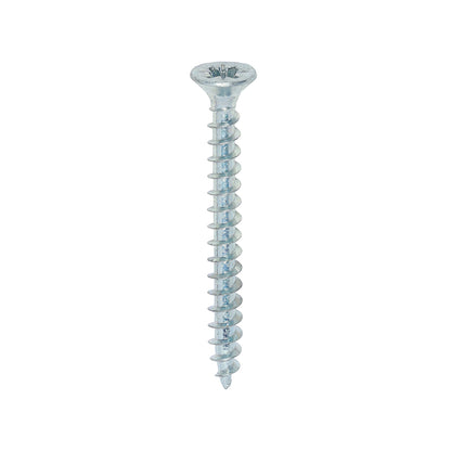 TIMCO Solo Countersunk Silver Woodscrews - 4.0 x 40 - Image