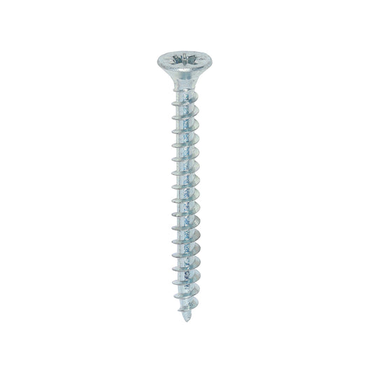 TIMCO Solo Countersunk Silver Woodscrews - 4.0 x 40 - Image