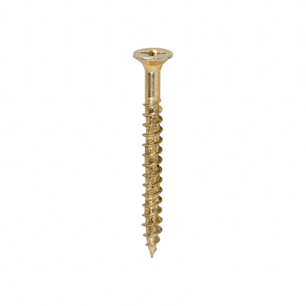 TIMCO Velocity Premium Multi-Use Countersunk Gold Woodscrews - 4.0 x 40 - Image