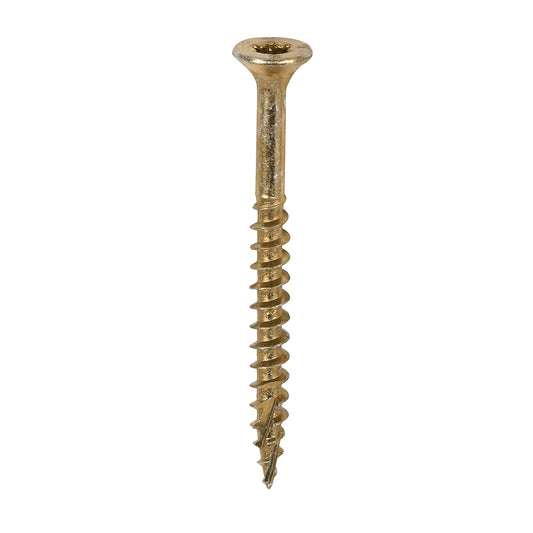 TIMCO C2 Clamp-Fix Multi-Purpose Premium Countersunk Gold Woodscrews - 4.0 x 45 - Image