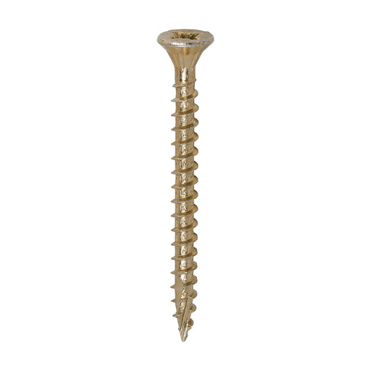 TIMCO C2 Strong-Fix Multi-Purpose Premium Countersunk Gold Woodscrews - 4.0 x 45 - Image