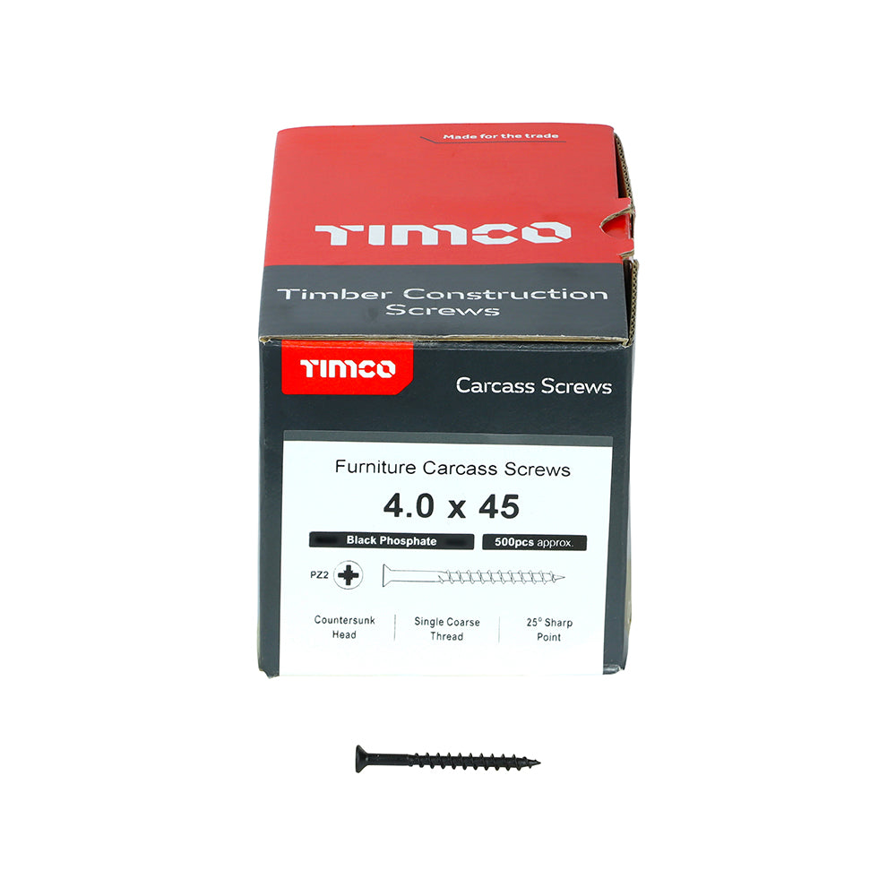 TIMCO Carcass Screws - 4.0 x 45 - Image