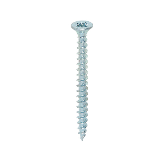 TIMCO Solo Countersunk Silver Woodscrews - 4.0 x 45 - Image