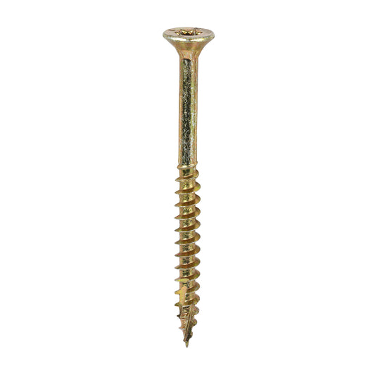 TIMCO C2 Clamp-Fix Multi-Purpose Premium Countersunk Gold Woodscrews - 4.0 x 50 - Image