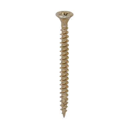 TIMCO C2 Strong-Fix Multi-Purpose Premium Countersunk Gold Woodscrews - 4.0 x 50 - Image