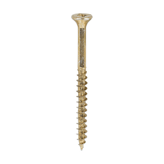 TIMCO Velocity Premium Multi-Use Countersunk Gold Woodscrews - 4.0 x 50 - Image