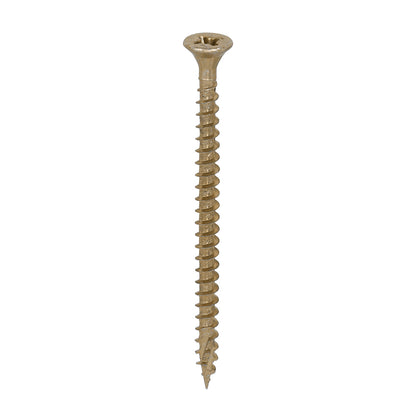 TIMCO C2 Strong-Fix Multi-Purpose Premium Countersunk Gold Woodscrews - 4.0 x 60 - Image