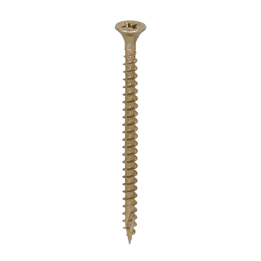 TIMCO C2 Strong-Fix Multi-Purpose Premium Countersunk Gold Woodscrews - 4.0 x 60 - Image