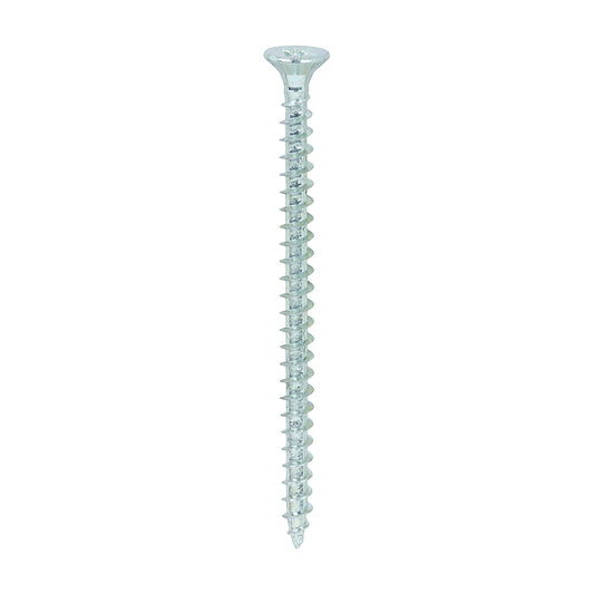 TIMCO Solo Countersunk Silver Woodscrews - 4.0 x 60 - Image