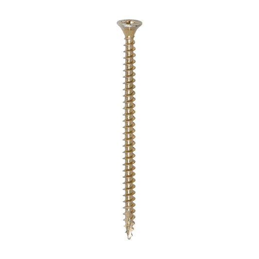 TIMCO C2 Strong-Fix Multi-Purpose Premium Countersunk Gold Woodscrews - 4.0 x 70 - Image