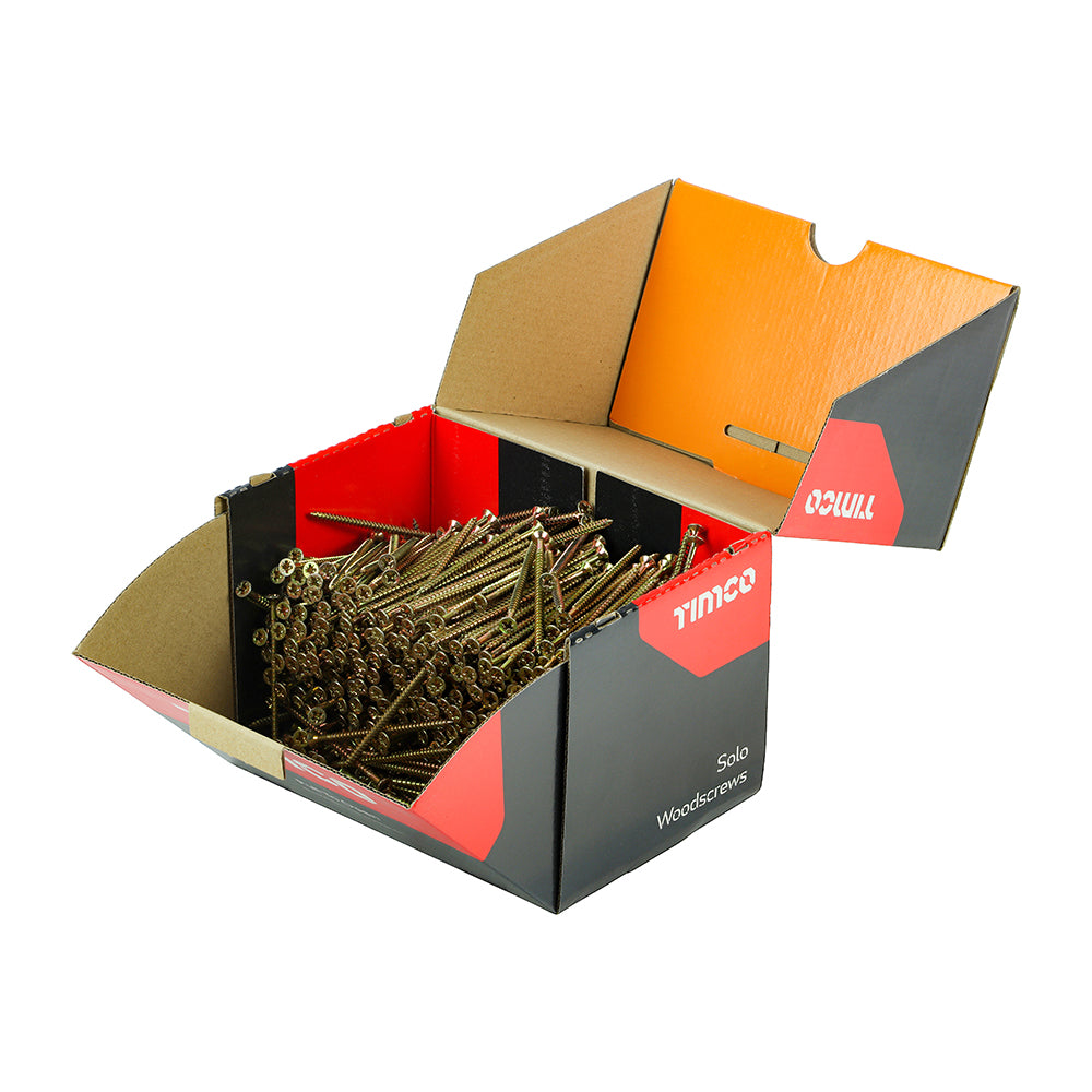 TIMCO Solo Countersunk Gold Woodscrews - 4.0 x 80 - Image