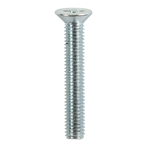 TIMCO Machine Countersunk Silver Screws - M4 x 10 - Image