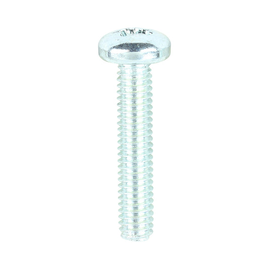 TIMCO Machine Pan Head Silver Screws - M4 x 20 - Image