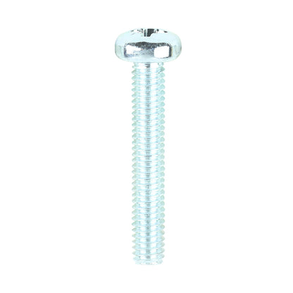 TIMCO Machine Pan Head Silver Screws - M4 x 25 - Image
