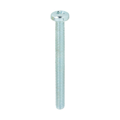 TIMCO Machine Pan Head Silver Screws - M4 x 40 - Image