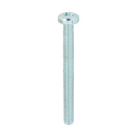 TIMCO Machine Pan Head Silver Screws - M4 x 40 - Image