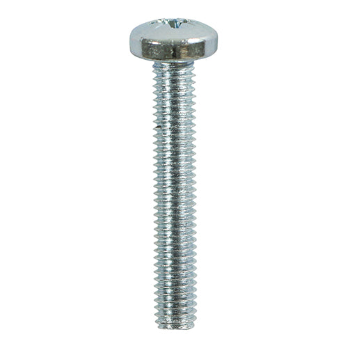 TIMCO Machine Pan Head Silver Screws - M4 x 80 - Image