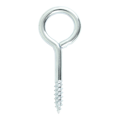 TIMCO Screw Eyes Silver - 40mm - Image