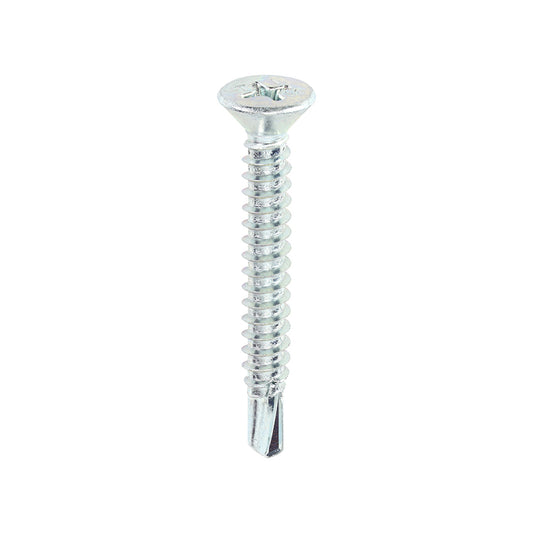 TIMCO Window Fabrication Screws Countersunk PH Self-Tapping Self-Drilling Point Zinc - 4.8 x 38 - Image