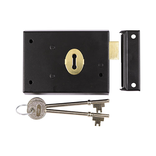 TIMCO Rim Deadlock Black - 106 x 74mm - Image