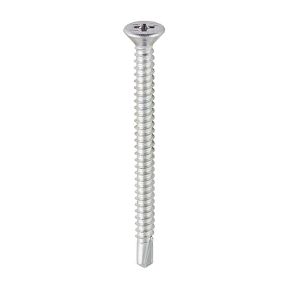 TIMCO Window Fabrication Screws Countersunk PH Self-Tapping Self-Drilling Point Zinc - 4.8 x 60 - Image